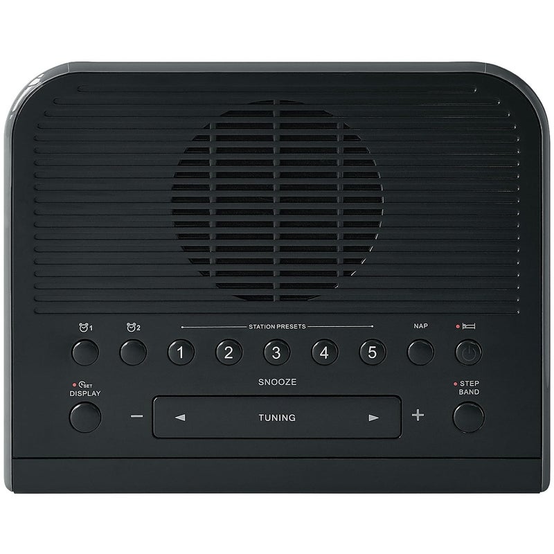 SANGEAN راديو ساعة رقمي بتقنية التوليف Sangean RCR-5BK AM/FM - Image 3
